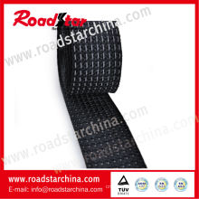 Polyester reflective safety webbing with reflective thread